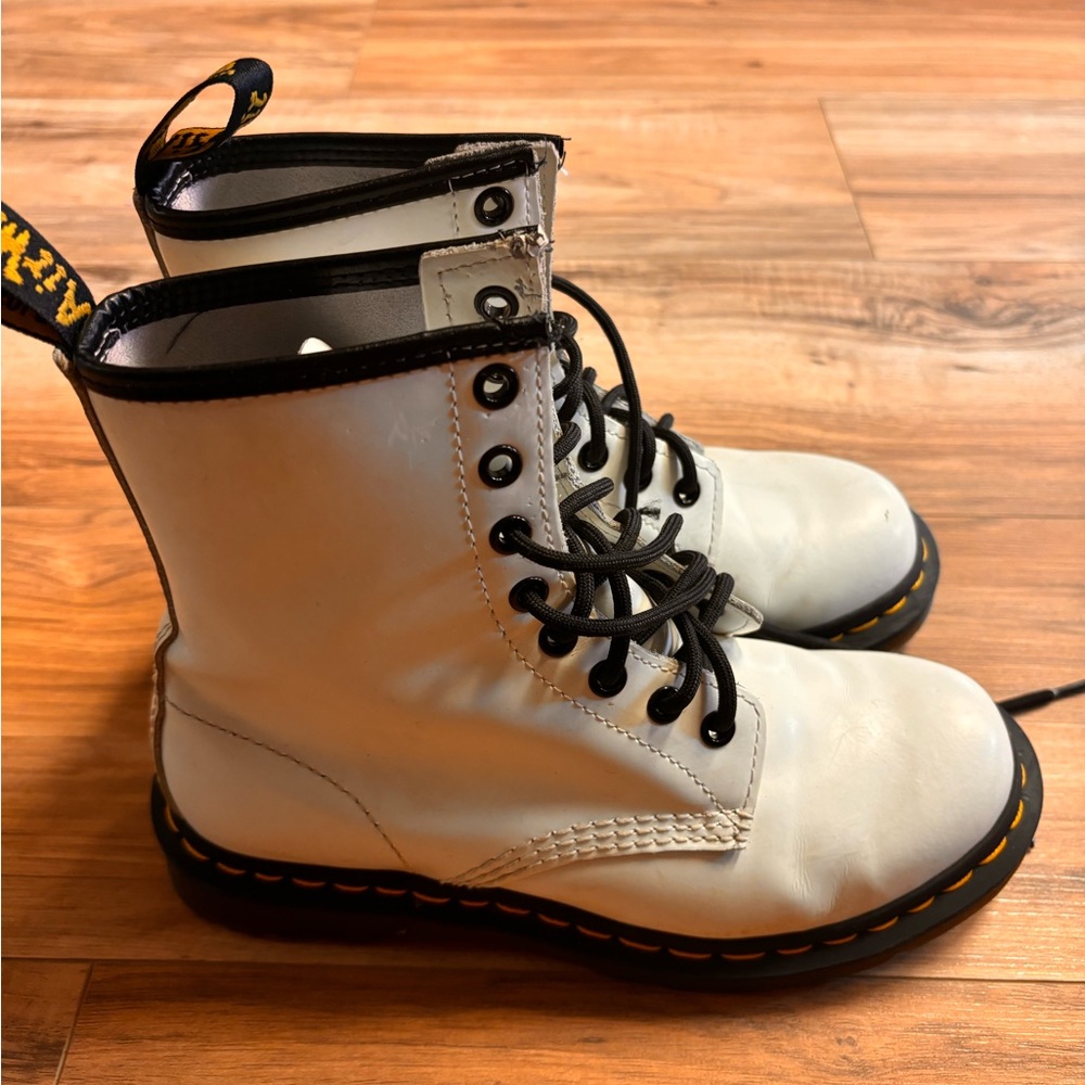 White Dr. Martens